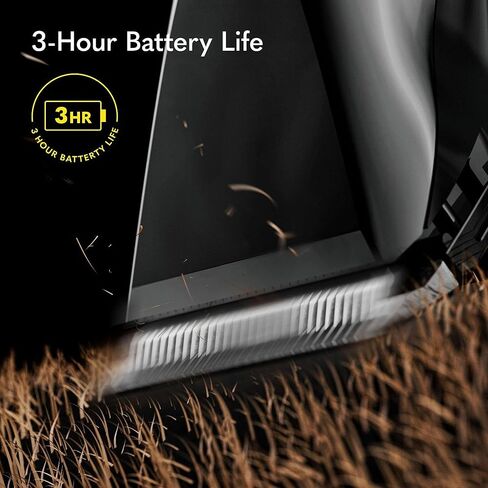 Beard Club PT45 Beard Trimmer & Beard Care Grooming Kit – Cordless Electric Beard Trimmer, Straight Edge Razor, Beard Shampoo, Sandalwood Beard Balm, Beard Brush and Comb - Holiday Gift Kit in Kuwait