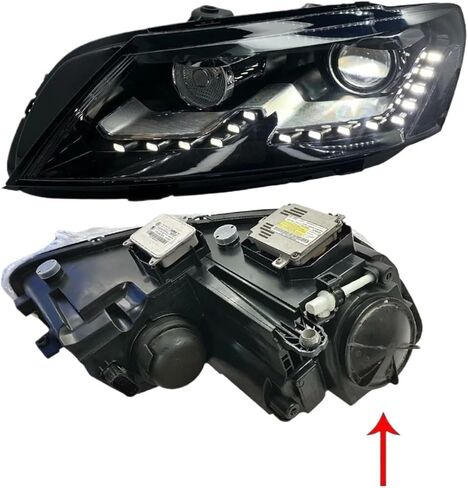 LED Headlight Dust Cover Cap for VW for Passat 2011 2012 2013 2014 2015 Headlight Dust Cover Waterproof Dustproof Lengthened Headlamp Cap in Saudi Arabia