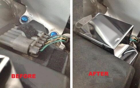 C5 Corvette Chrome Engine Dress 2 Piece Headlight Wire Cover Polished Stainless 1997-2004 in Saudi Arabia