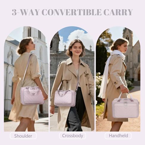 Bible Cover Case for Women, Large Bible Bag with Strap Shoulder,Journaling Kit Book Carrying Case with Pastel Highlighters Tabs, Bible Study Supplies & Christian Gift for Gilrs (Purple) in Saudi Arabia