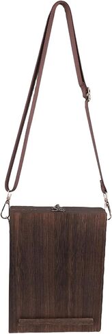 Yoidesu Writers Messenger Wood Box, Multi Functional 3 Bands Wooden Artist Bag 2 Clamps for Outdoor Painting in Saudi Arabia