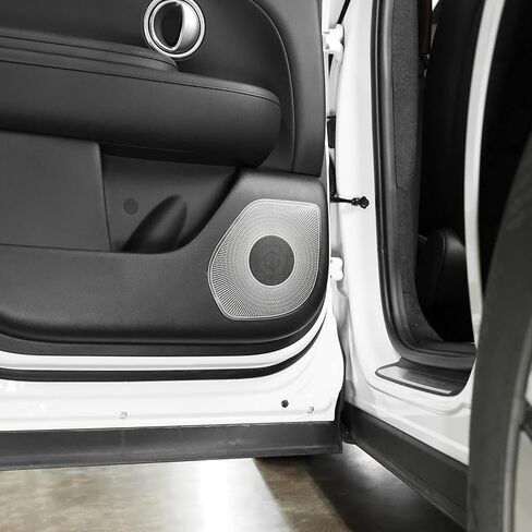YOUTOOCAR Stainless Steel Door Speaker Decoration Cover Trim Compatible with Hyundai Palisade 2026 Accessories (Silver) in Saudi Arabia
