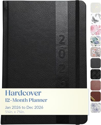 WORLD TRAVELER 2026 Planner - 6x8 Inch Weekly and Monthly Calendar Planner Agenda Book with Bookmark & Ribbon for School and Office, Size 6X8, Blue & Navy in Saudi Arabia