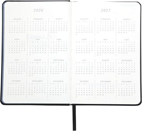 WORLD TRAVELER 2026 Planner - 6x8 Inch Weekly and Monthly Calendar Planner Agenda Book with Bookmark & Ribbon for School and Office, Size 6X8, Blue & Navy in Saudi Arabia