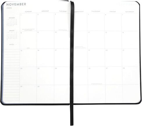 WORLD TRAVELER 2026 Planner - 6x8 Inch Weekly and Monthly Calendar Planner Agenda Book with Bookmark & Ribbon for School and Office, Size 6X8, Blue & Navy in Saudi Arabia