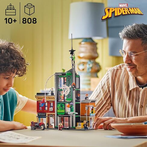 LEGO Marvel Spider-Man vs. Oscorp Building Toy - Pretend Play Set W/8 Toy Minifigures for Boys & Girls, Ages 10+ - Super Hero Building Blocks for Preteens Idea for Birthdays - 76324 in Saudi Arabia