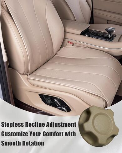 Seat Recliner Control Switch Turn Knob Fit for Ford F-150 Explorer Flex Taurus, Seat Back Adjust Lumbar Knob Fit for Ford Police Interceptor Sedan Multi-Purpose Vehicle, Yellowish Gray in Kuwait