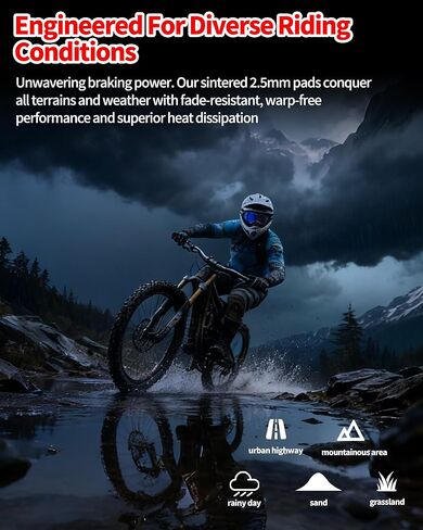 2 عبوة من وسادات فرامل القرص متوافقة مع Surron Light Bee X، Shimano/Talaria Sting R MX3 وMX4، Segway X160/X260، SUPER73 RX Mojave RSD X، وسادات فرامل سيراميك للدراجات النارية/الدراجة الترابية الكهربائية in Kuwait