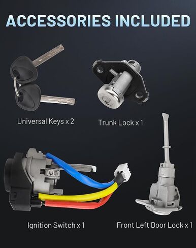Ignition Lock Cylinder with 2 Keys and Switch Ignition Switch Door Lock Cylinder Driver Side Compatible with Hyundai Elantra 2011-2016 1.8L 2.0L, Replace# 81970-3XA00 81910-3XA00 in Saudi Arabia
