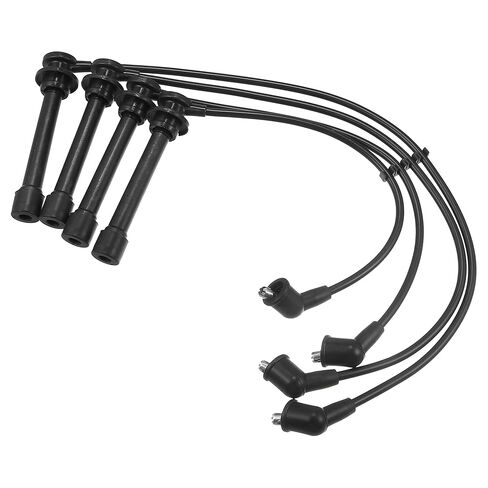 ACROPIX Car Spark Plug Coil Wires الإشعال لفائف تسخير كابل 6.5 مم مناسب لنيسان فرونتير Xterra 2002-2004 L4 2.4L No.224409Z060 - حزمة من 4 in Saudi Arabia
