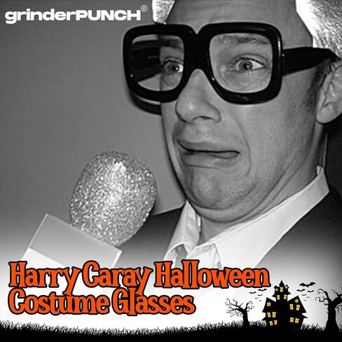 XL Oversized Black Nerd Clear Glasses - Men and Women - Square Costume in Kuwait