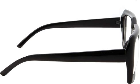 XL Oversized Black Nerd Clear Glasses - Men and Women - Square Costume in Kuwait