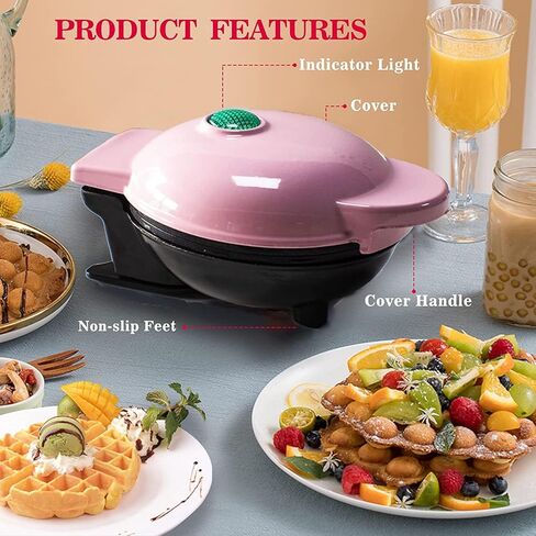 24 Walnut Cookie Maker, Non Stick Double Sided Walnut Cookie, Electric Maker Mold Maker Mini Nut Waffle Bread Machine Sandwich Iron,Toaster Baking in Kuwait