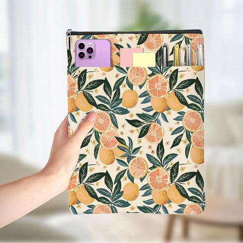 Flowers Book Lovers Gifts, Book Sleeve, Books Bag for Paperbacks with Zipper Front Pocket Bookish Accessories Flowers Gifts for Women Apple Loves Sister Birthday Friendship in Saudi Arabia