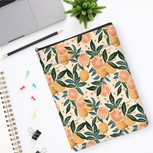 Flowers Book Lovers Gifts, Book Sleeve, Books Bag for Paperbacks with Zipper Front Pocket Bookish Accessories Flowers Gifts for Women Apple Loves Sister Birthday Friendship in Saudi Arabia