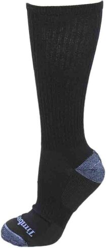 Timberland Men's 4 Pack Outdoor Leisure Crew Assorted Colors, Black/Blue/Brown/Charcoal, 10-13/9-12 in Kuwait