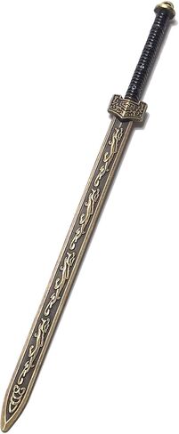 8-Inch Letter Opener with Protective Cover and Display Stand for Daily Mail and Desk Décor Bronze/Black in Saudi Arabia