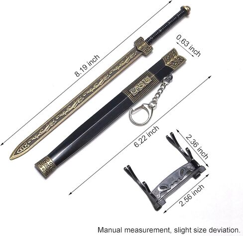 8-Inch Letter Opener with Protective Cover and Display Stand for Daily Mail and Desk Décor Bronze/Black in Saudi Arabia