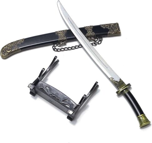 8-Inch Letter Opener with Protective Cover and Display Stand for Daily Mail and Desk Décor Bronze/Black in Saudi Arabia