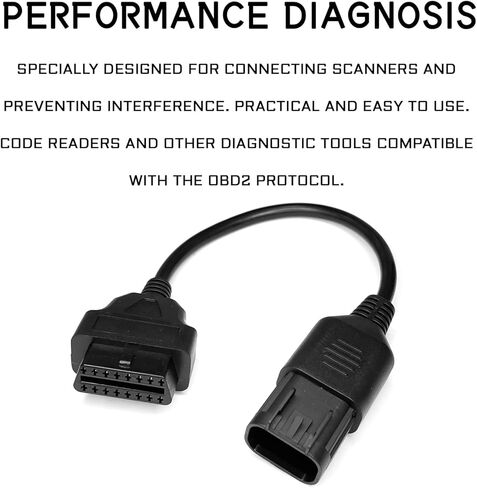 أداة تشخيص Polaris 8 دبوس إلى 16 دبوس محول موصل أنثى Obd2، أدوات تشخيص الدراجات النارية ATV، كابل أداة مسح ATV مناسب لـ Polaris Slingshot، RZR، ACE، Ranger، عام، رياضي in Saudi Arabia