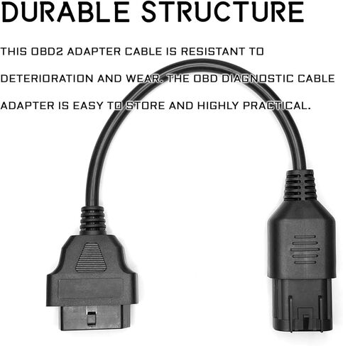 أداة تشخيص Polaris 8 دبوس إلى 16 دبوس محول موصل أنثى Obd2، أدوات تشخيص الدراجات النارية ATV، كابل أداة مسح ATV مناسب لـ Polaris Slingshot، RZR، ACE، Ranger، عام، رياضي in Saudi Arabia