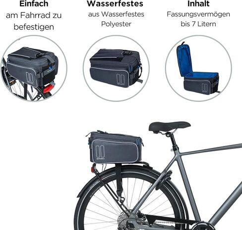 حقيبة باسيل سبورت ديزاين MIK، جرافيت، 7-15 لتر in Kuwait