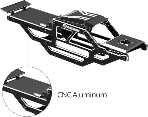 SCX24 Warthog LCG Chassis Frame Kit, Aluminum Body Shell Rocks Cage Buggy Chassis for 1/24 RC Rock Crawler SCX24 Gladiator Bronco, C10, JLU Models Upgrades Part in Saudi Arabia