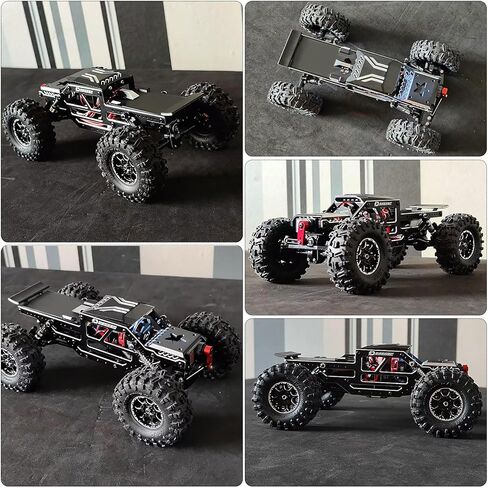 SCX24 Warthog LCG Chassis Frame Kit, Aluminum Body Shell Rocks Cage Buggy Chassis for 1/24 RC Rock Crawler SCX24 Gladiator Bronco, C10, JLU Models Upgrades Part in Saudi Arabia