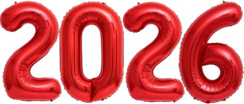 2026 Champagne Gold Balloons, 40" Large Champagne Gold 2026 Balloons Helium Mylar Foil Balloons for 2026 New Year Christmas Graduation Party Decoration in Kuwait