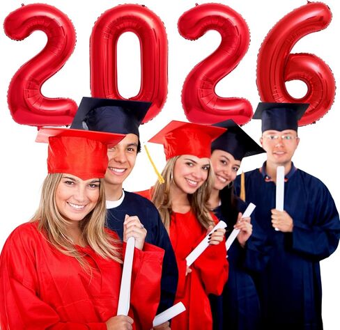 2026 Champagne Gold Balloons, 40" Large Champagne Gold 2026 Balloons Helium Mylar Foil Balloons for 2026 New Year Christmas Graduation Party Decoration in Kuwait