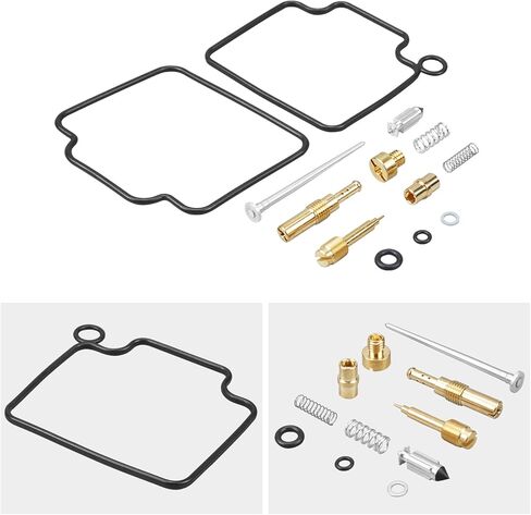 NICECNC NICECNC Carburator Carb Repair Rebuild Gasket Kit حزمة صيانة المكربن ​​المتوافقة مع Honda Rebel 250 CMX250C 1986-2012 in Kuwait