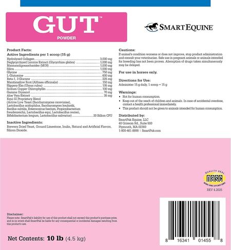 Uckele Gut Horse Supplement - Equine Vitamin & Mineral Supplement - 2 pound (lb) in Saudi Arabia