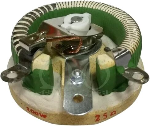 1pc Wire wound load potentiometer 100W25Ω ohm 150W900R arc welding machine high current round porcelain resistor(BC1-100W) in Saudi Arabia
