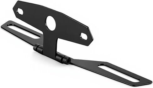 Adjustable Motorcycle License Plate Mount, Folding License Plate Tail Light Holder Rear Bracket Mount for Motorcycle Bike in Kuwait