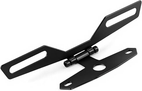 Adjustable Motorcycle License Plate Mount, Folding License Plate Tail Light Holder Rear Bracket Mount for Motorcycle Bike in Kuwait