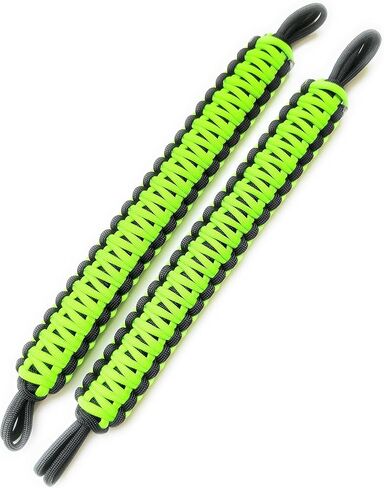 Paracord Headrest Grab Handles for Wranglers and Other Vehicles, Set of 2 (NEON Orange) in Saudi Arabia