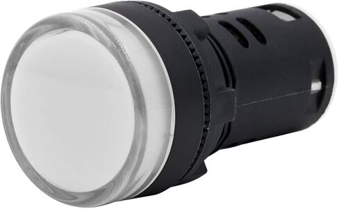 Baomain 22mm LED Indicator Pilot Light AD16-22D 110V AC 20mA Energy Saving Blue 5 PCS in Saudi Arabia