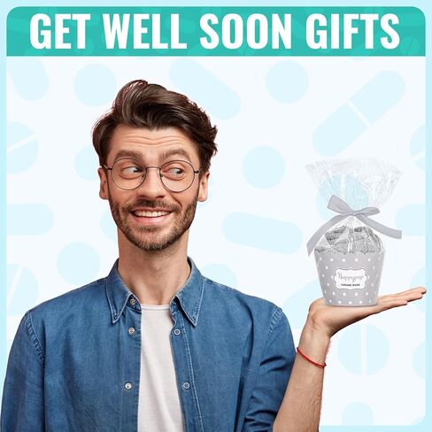 HAPPYPOP احصل على هدايا جيدة قريبًا لمرضى السرطان الكيميائي، هدايا شفاء للناجين من السرطان، جوارب زرقاء غامضة in Kuwait