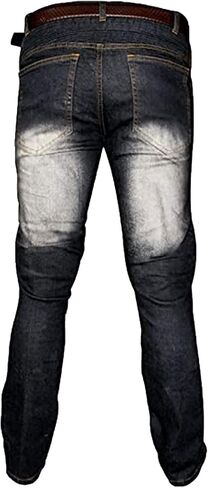 Mens Motorbike Jeans Protective CE Approved Armored Pant Rider Jeans Hip and Knee Protection Safety Pants in Saudi Arabia