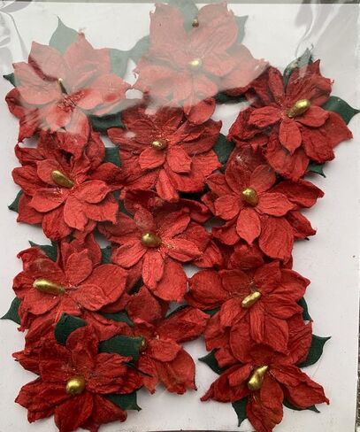 زينة عيد الميلاد البونسيتة الصغيرة - 12 قطعة in Kuwait