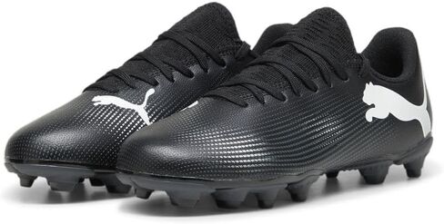 حذاء PUMA Future 7 Match للأرضيات الصلبة/الأرضيات الاصطناعية (للأطفال الصغار/الأطفال الكبار) Sunset Glow/Puma Black/Sun Stream 6 Big Kid M in Kuwait