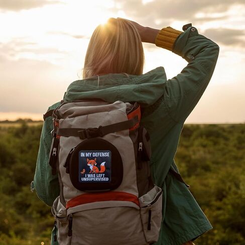 in My Defense I was Left Unsupervised 3" Embroidered Funny Morale Patch with Hook & Loop for Backpack, Jackets, Dog Vests & Tactical Bags in Saudi Arabia