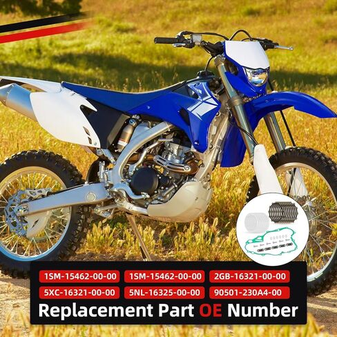 Clutch Friction + Steel Plates & Gasket Spring Kit For WR250F/FX 2015 2016 2017 2018 2019 5XC-16321-00-00 in Saudi Arabia