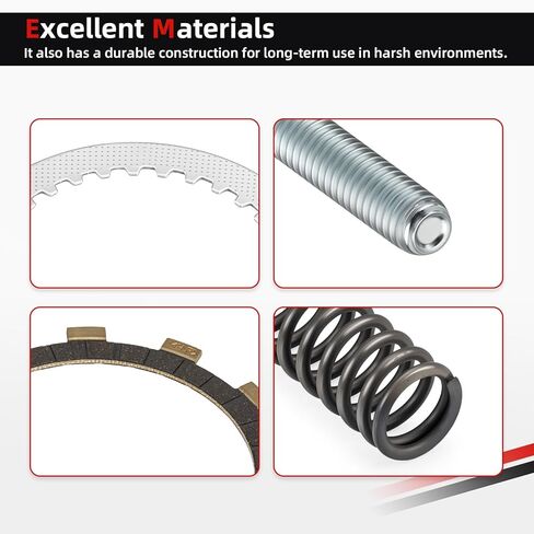 Clutch Friction + Steel Plates & Gasket Spring Kit For WR250F/FX 2015 2016 2017 2018 2019 5XC-16321-00-00 in Saudi Arabia