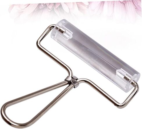 Uonlytech 2pcs Transparent Acrylic Clay Roller Tool Pressure Mud Roller for DIY Crafts Stamping Embossing Durable Handle for Art Projects and Models in Saudi Arabia