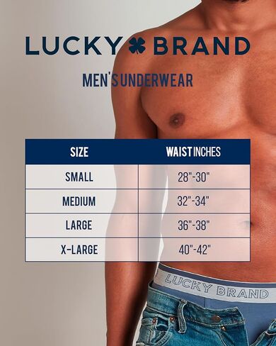 Lucky Brand Men's Boxer Shorts – 3 Pack Knitted Mens Underwear Boxers with Functional Fly - Classic Boxers for Men (S-XL) in Saudi Arabia