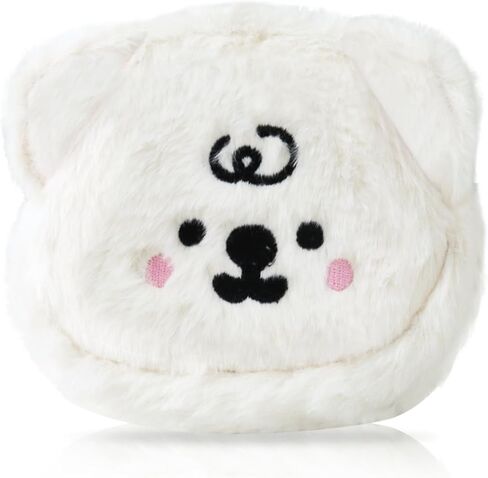 Plush Coin Purse, Soft Change Purse Coin Pouch with Zipper, Bear Shaped Coin Wallet for Women and Girls, Exquisite Coin Bag Small Storage Bag for Lipsticks, Coin, Cards, Cash (brown) in Saudi Arabia