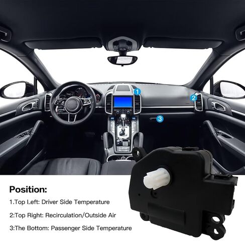 604-029 HVAC Blend Door Actuator Replacement for Jeep 2011 2012 2013 2014 2015 2016 2017 Wrangler, Main in Saudi Arabia