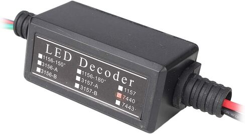 Rbanna1 Automative Error Free LED Decoder Anti Hyper Headlight Resistor Decoder 7440, 7441, 990, 991, 992, 992A, T20, W215W, W3X16Q in Saudi Arabia
