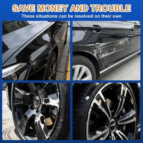 ALWIWNK® 2-PACK Alloy Wheel Touch Up Paint,Long-Lasting Finish Resists UV, Heat & Corrosion,Quick-Dry Formula with Mirror Shine, Effortless Scratch Repair Kit for Curb Rash on Cars in Saudi Arabia